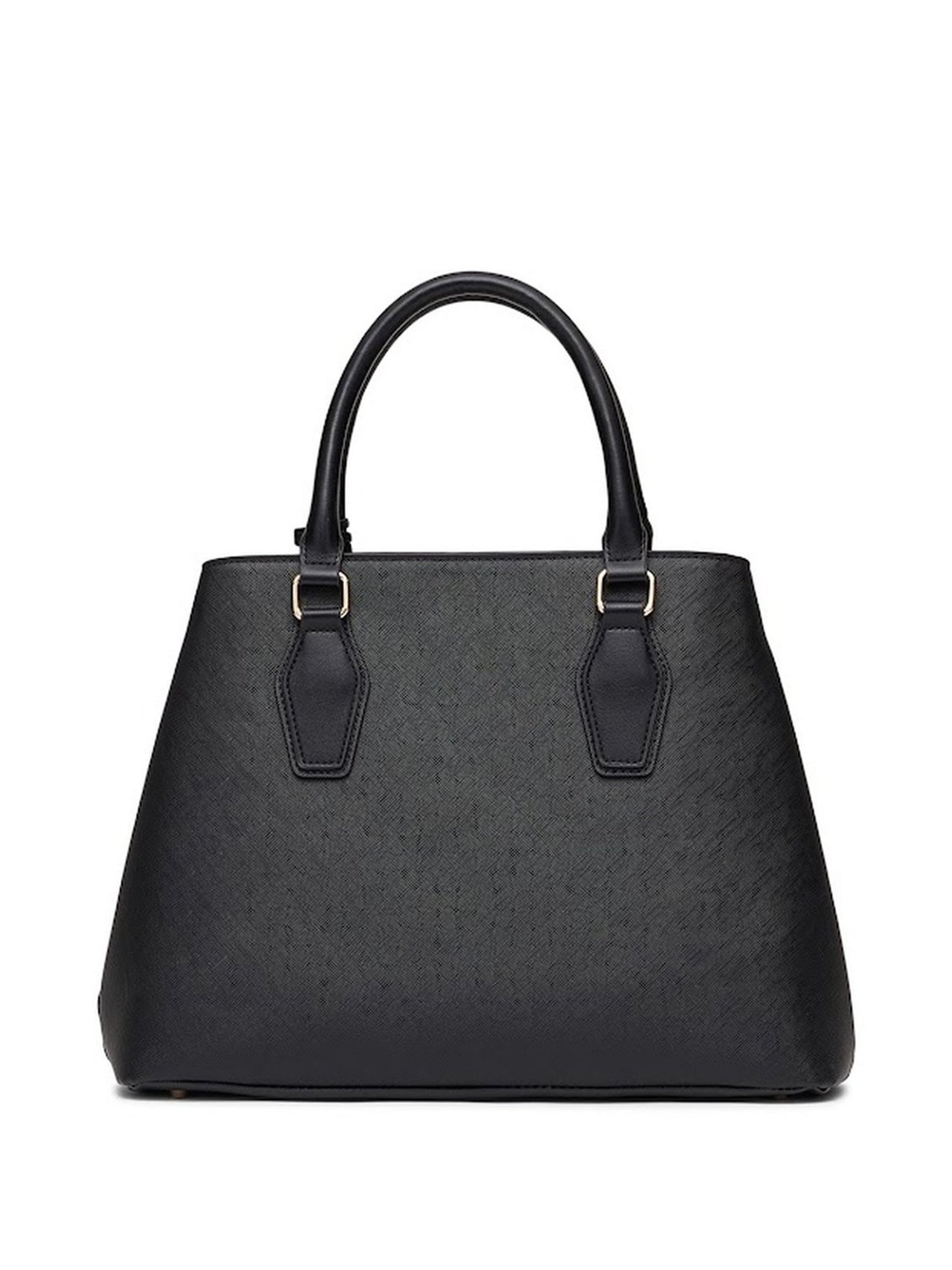 Miraggio Olivia Black Solid Medium Handbag
