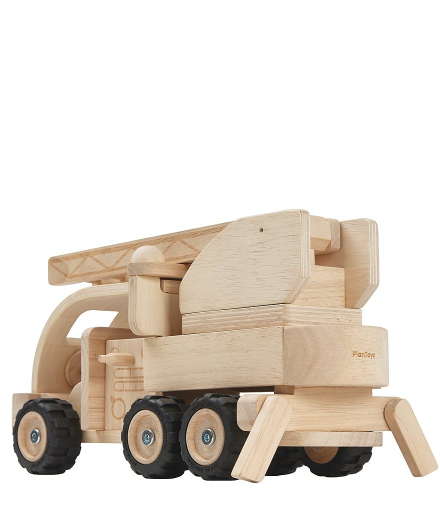 Plan Toys Wooden Toy Fire Truck