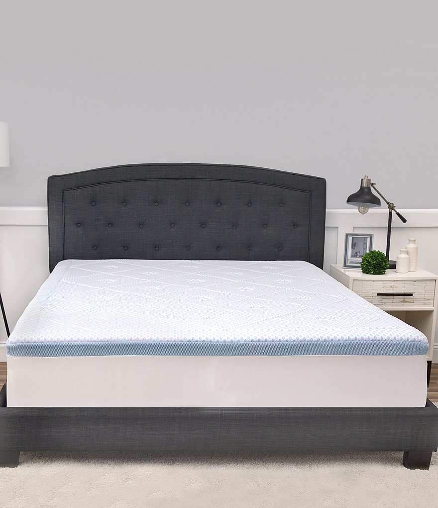 Sensorpedic SensorCOOL 3#double; Quilted Gel-Infused Memory Foam Bed Topper