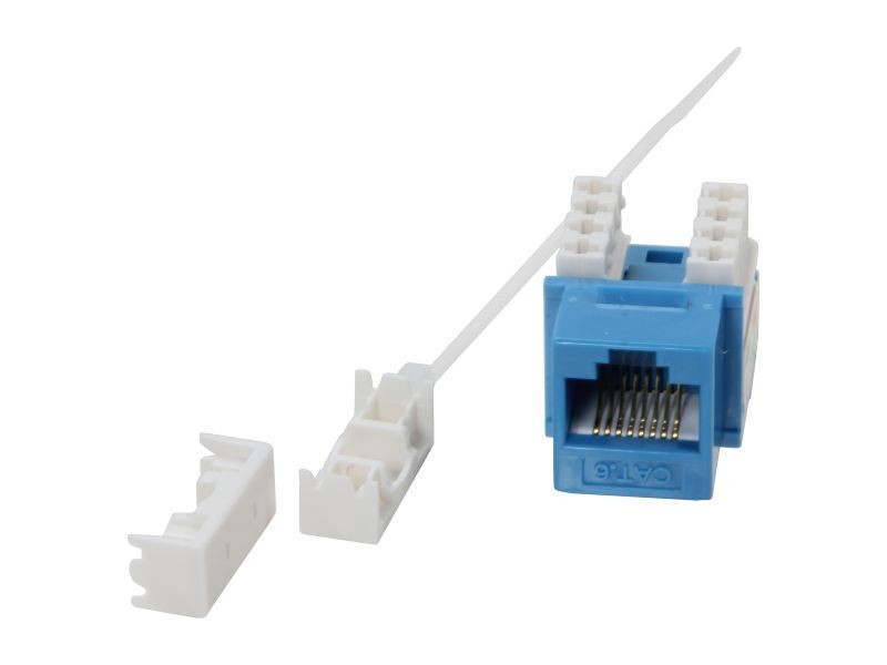 Micro Connectors CAT5 RJ45 Coupler F-F Straight