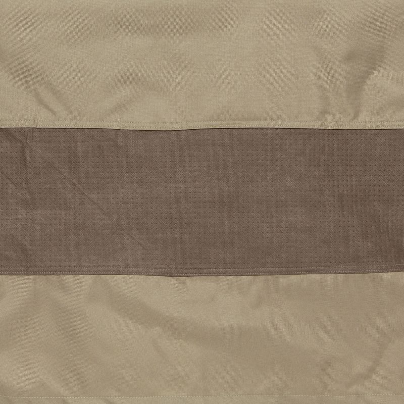 86"L Elegant Patio Chaise Lounge Cover Coffee - Classic Accessories