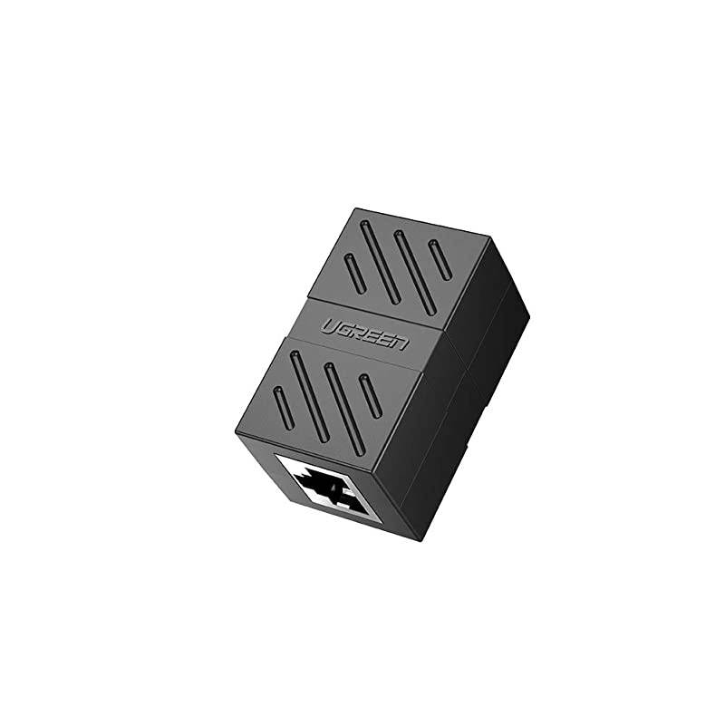 RJ45 Coupler Cat7 Cat6 Cat5e Ethernet Cable Extender Adapter LAN Connector in Line Coupler Female to Female Black