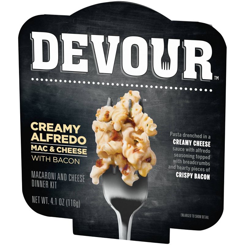 Devour Alfredo Mac & Cheese with Bacon - 4.1oz