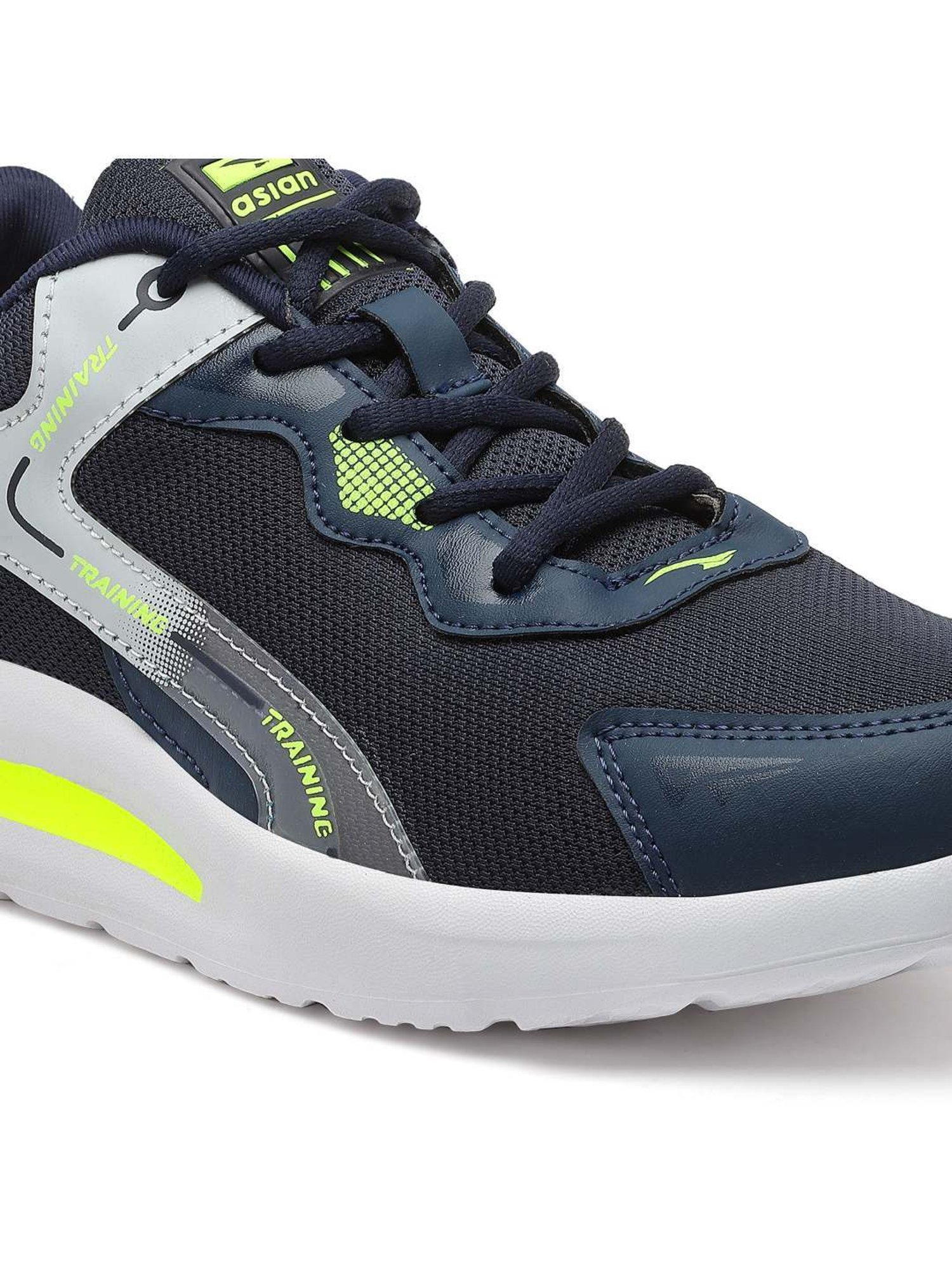Asian Men's Navy Running Shoes