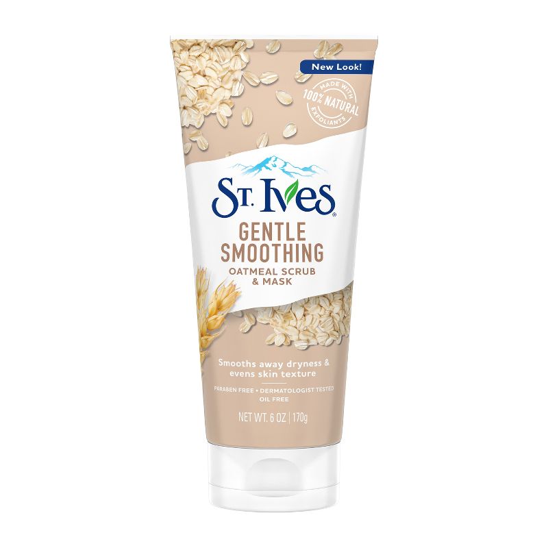 St. Ives Gentle Smoothing Oatmeal Scrub and Mask - 6oz
