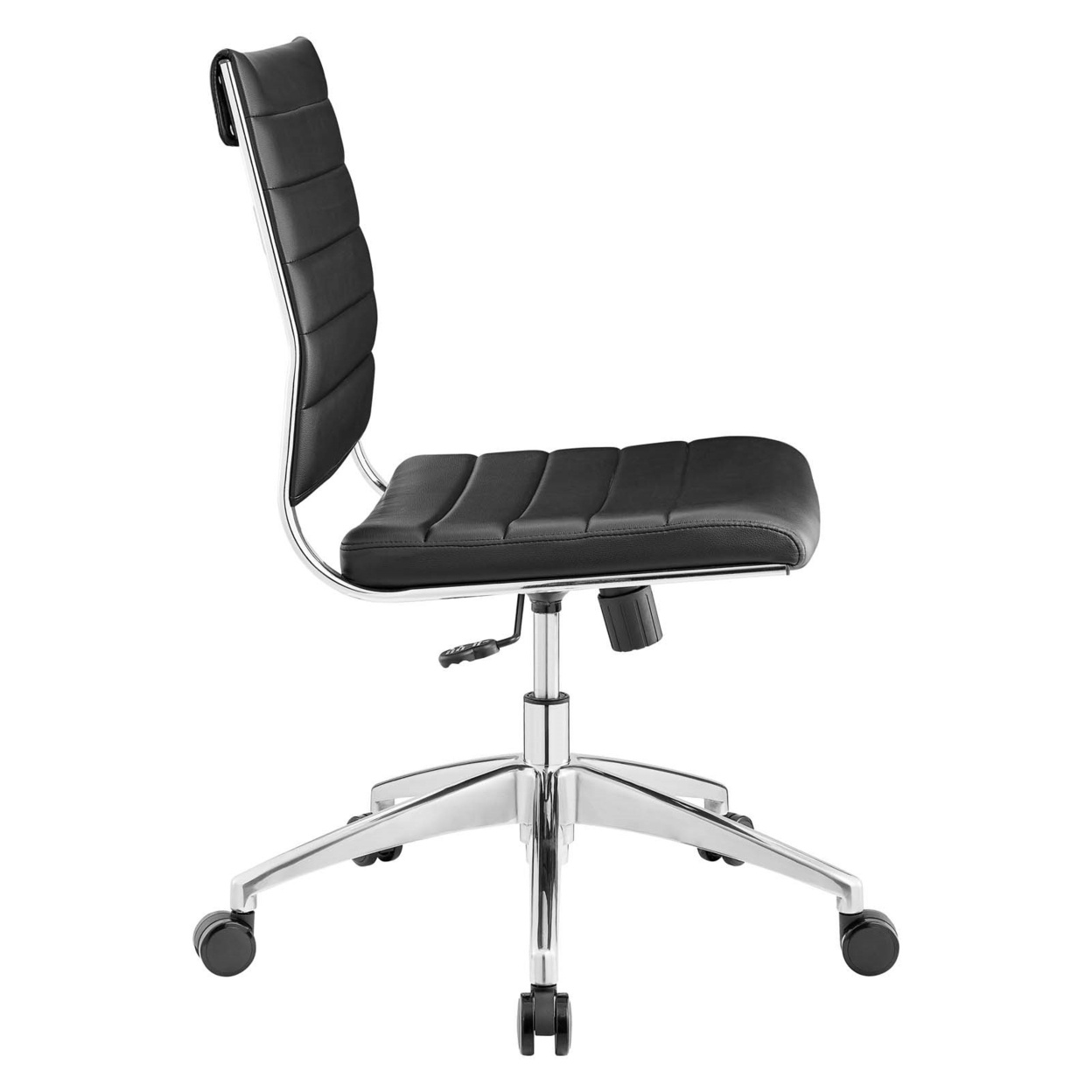 Jive Armless Mid Back Office Chair in Black