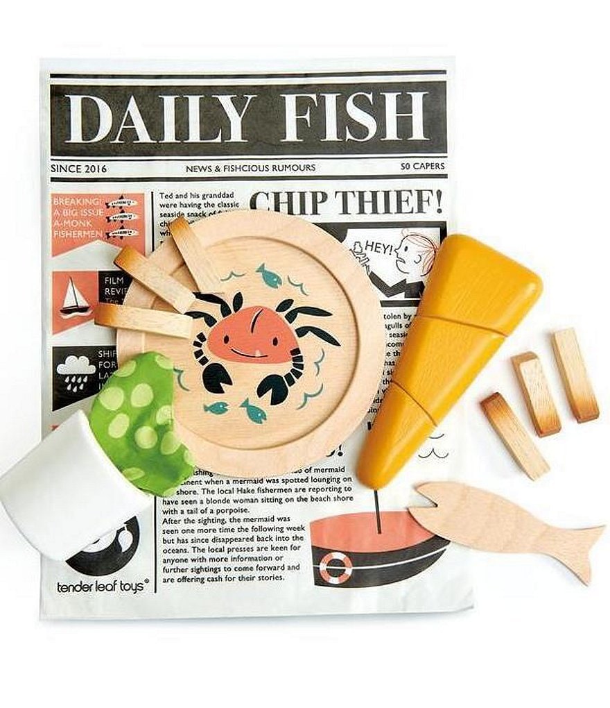 Tender Leaf Toys Fish Chip Supper Set