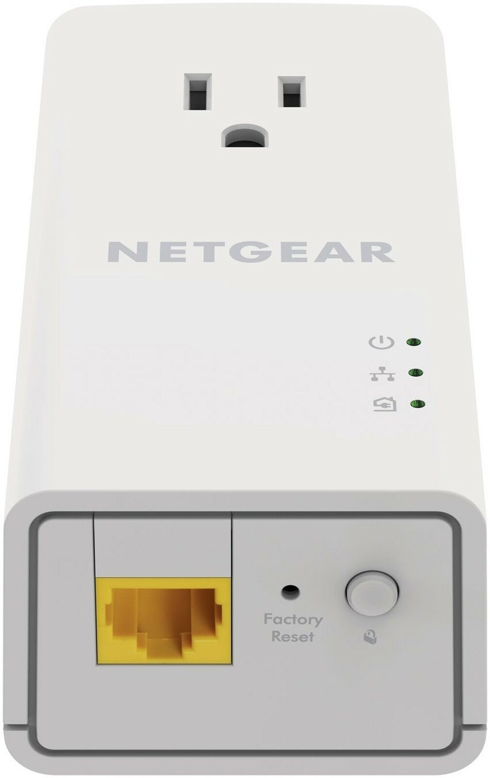 NETGEAR PowerLINE 1200 Mbps, 1 Gigabit Port with Pass-Through, Extra Outlet (...