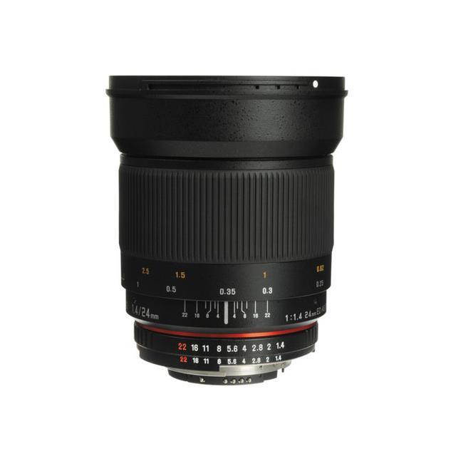 Samyang - 24 mm - f/1.4 - Wide Angle Lens for Nikon AF
