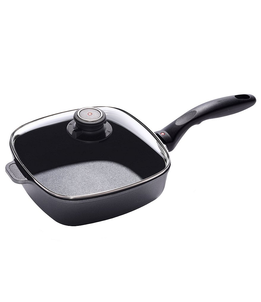Swiss Diamond HD Classic Nonstick 2.1-Qt Square Saute Pan with Lid