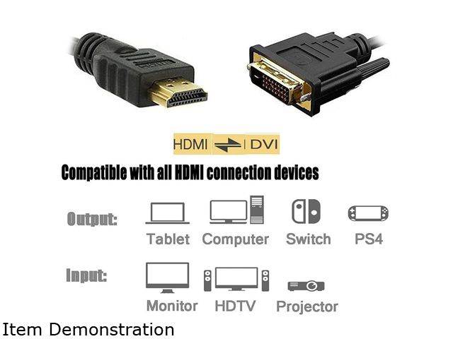 Omni Gear DVI-1-HDMI 3 ft. DVI to HDMI Cable