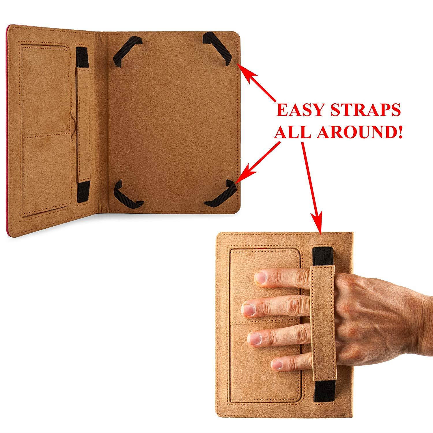 Mary Cover Portfolio Travel Case For Verizon Wireless Ellipsis 8 HD/Ellipsis 7 HD Tablet