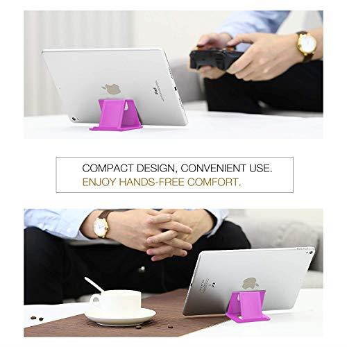 PhoneTablet Stand Foldable Desktop Holder for Devices611 Fit iPhone 11 Pro Max11 Pro11 iPad 102 2019 iPhone XsXs MaxXrX iPad Air 3 Mini 5 Galaxy Note 10 Plus PurpleSmall Size