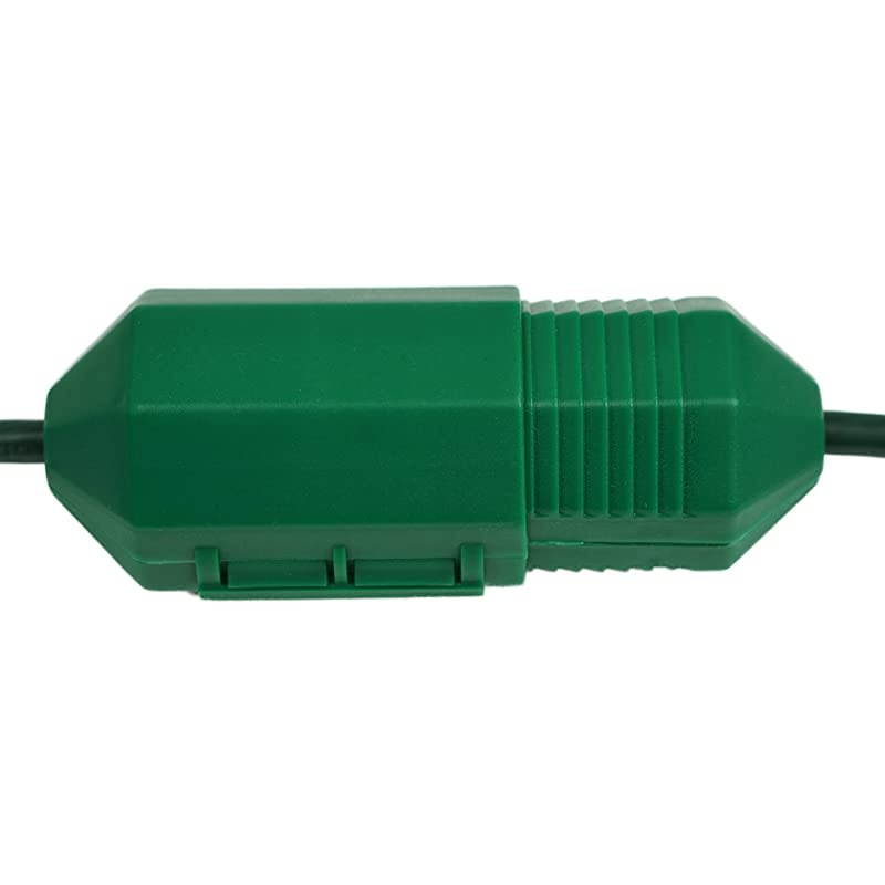 Green Extension Cord Safety Cover with WaterResistant Seal for Cord Fastening Cord Retention and Management