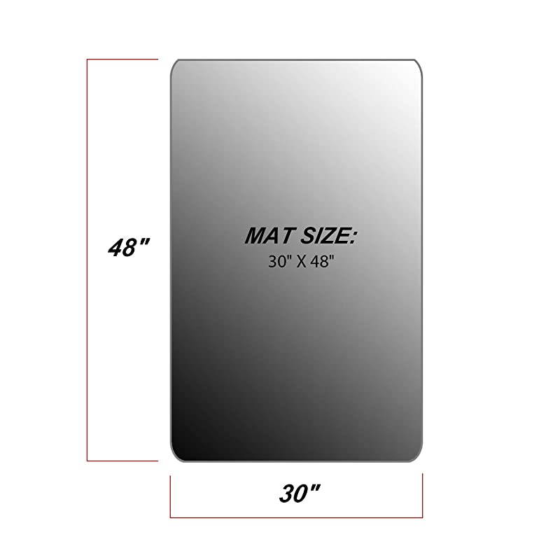 Clear Chair Mat Hard Floor Use 48 x 30 Transparent Office Home Floor Protector mat Chairmats 30 X 48 Rectangle