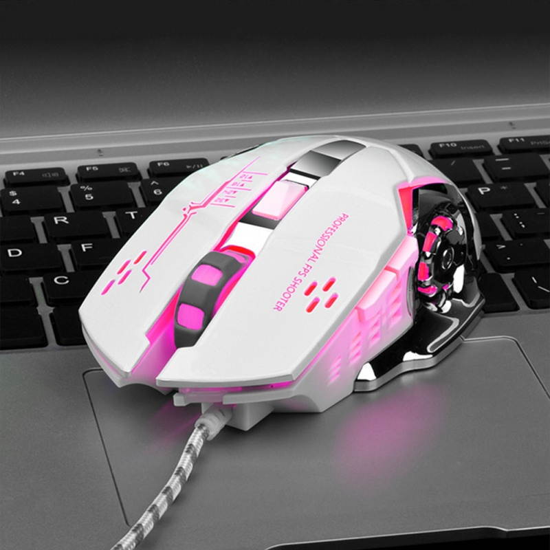 X3 Universal Wired Metal RGB Light Gaming Mouse for Desktop Computers/Laptops