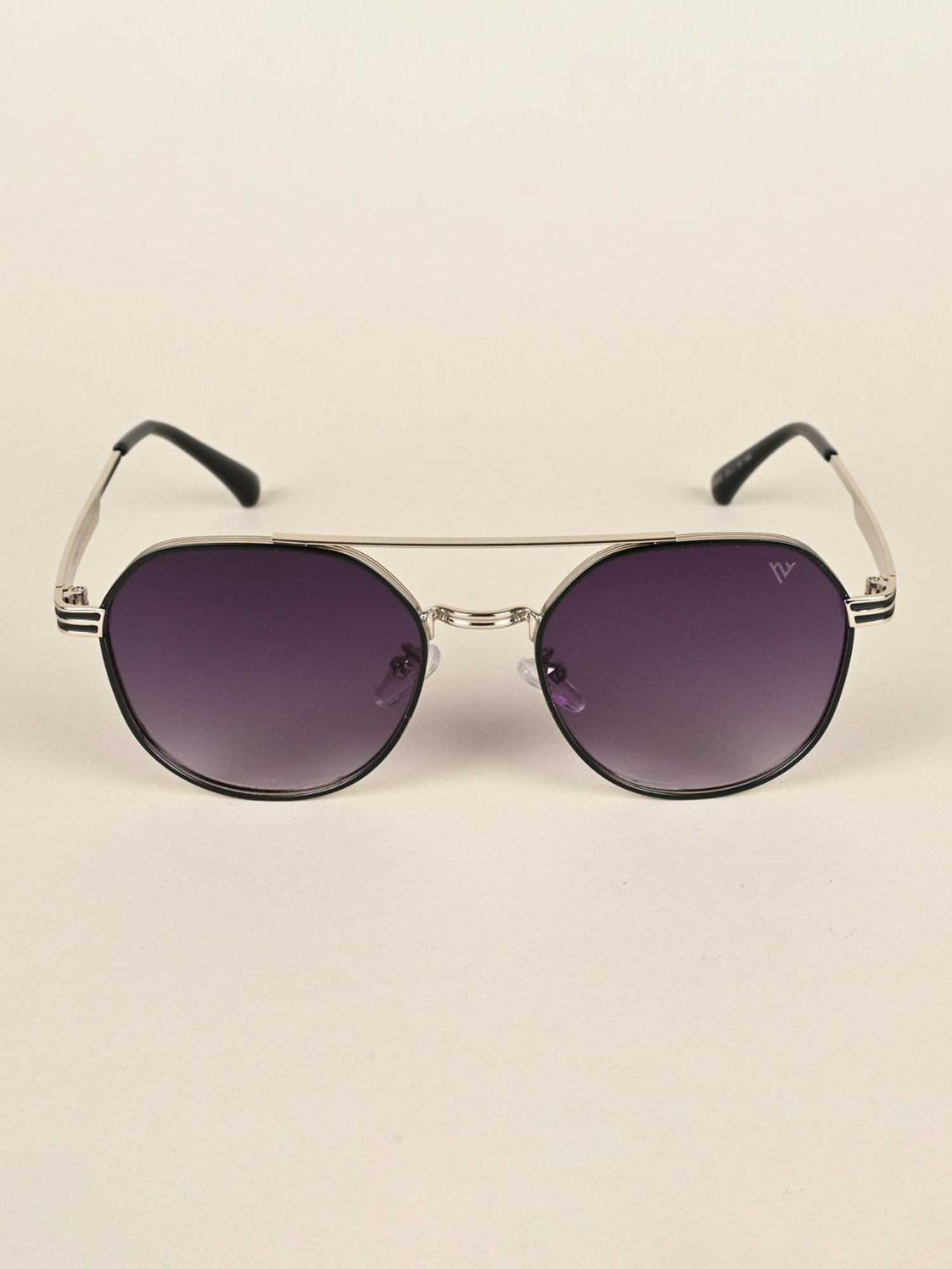 Voyage Purple Round UV Protection Unisex Sunglasses