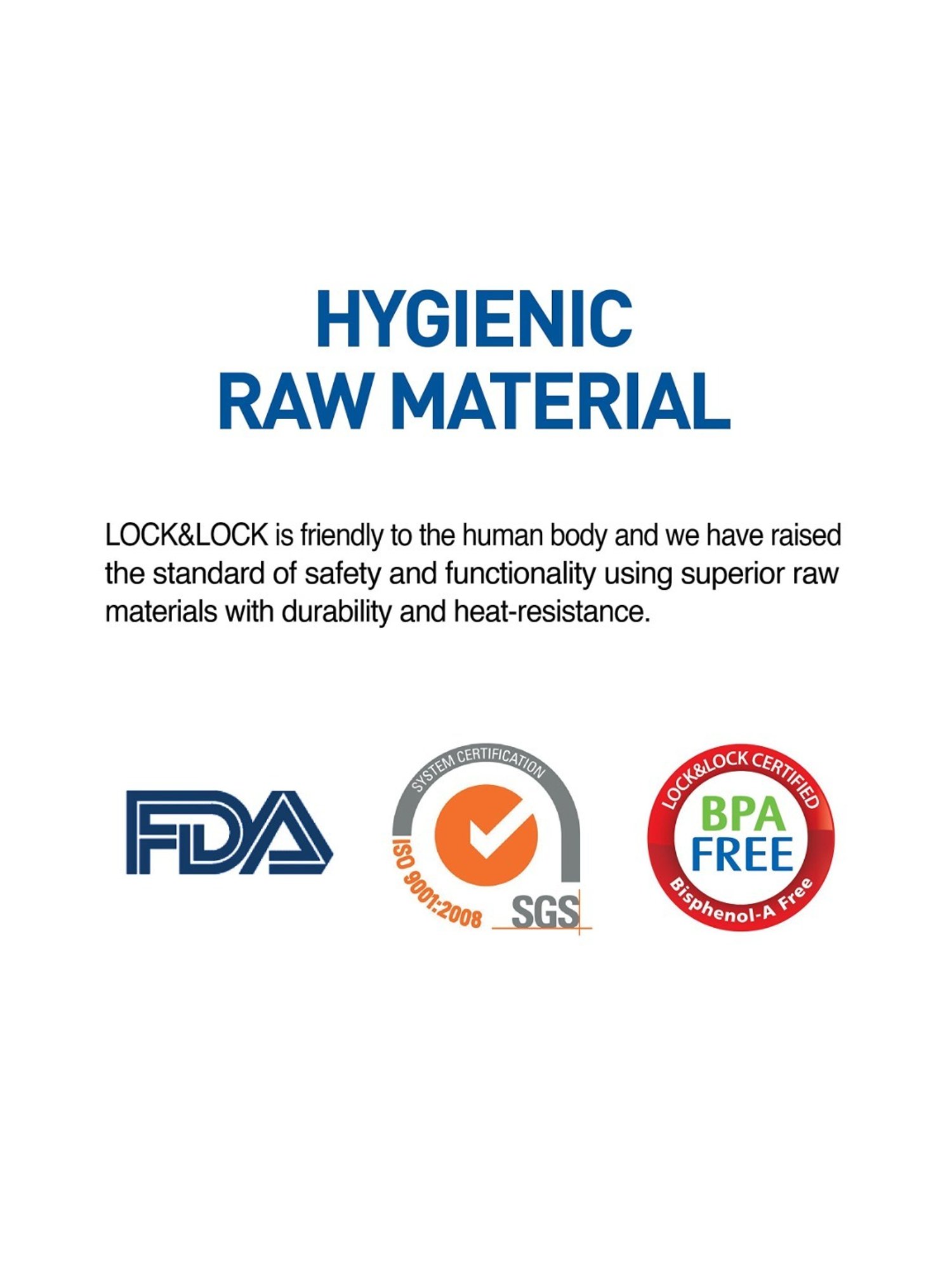 Lock & Lock Transparent Plastic Container - 860ml