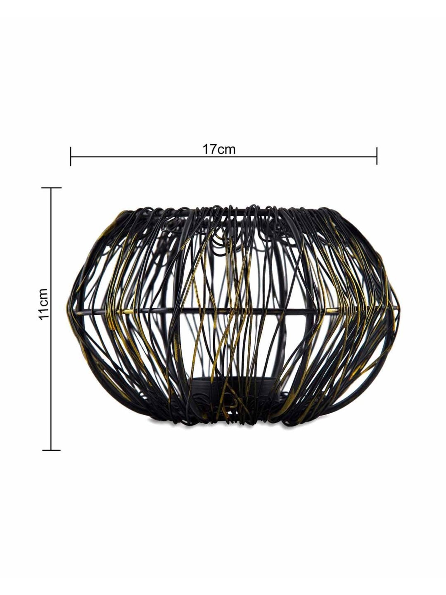 Homesake 'Halloween' Black Metal Candle Holder - Set of 1