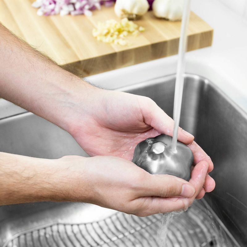 Tovolo Stainless Double Spoon Rest Charcoal