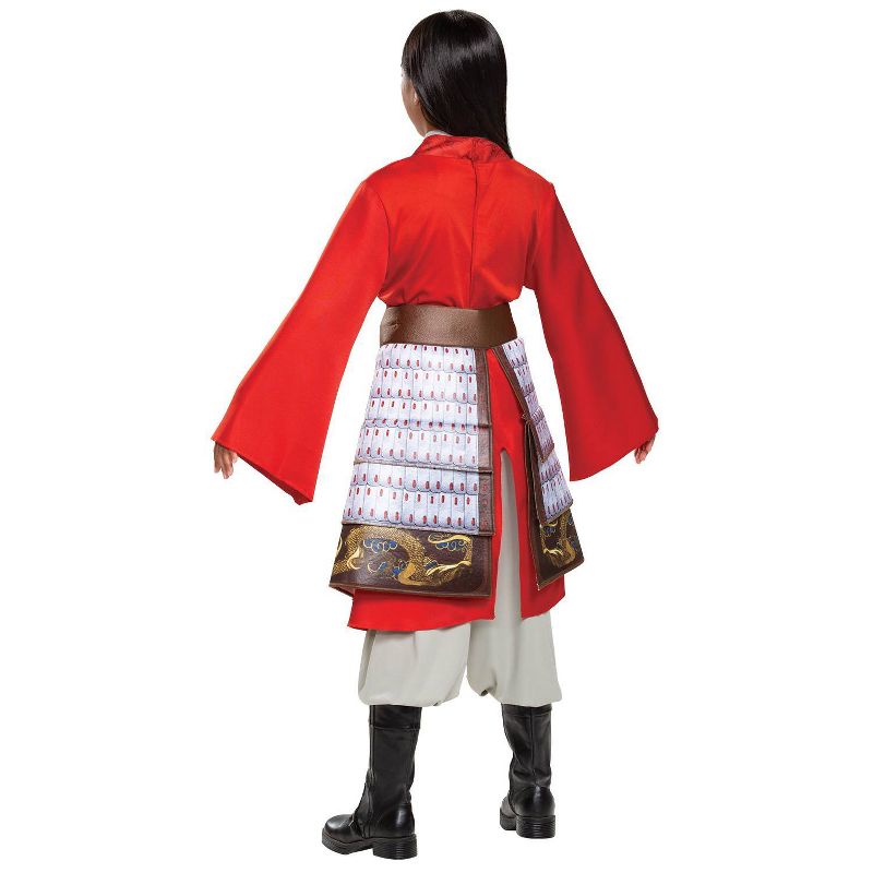 Kids' Mulan Hero Red Dress Deluxe Halloween Costume (4-6)