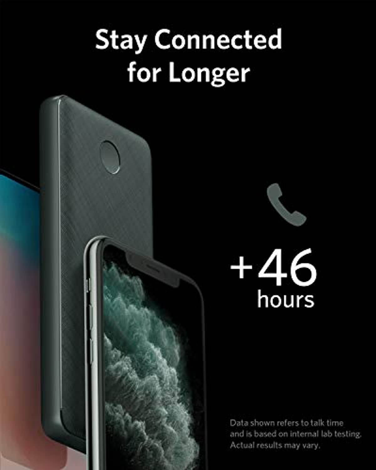 Anker PowerCore Slim 10000 PD Green, 10000mAh Portable Charger USB-C Power Delivery (18W) Power Bank Fast Charge for iPhone 11/11 Pro / 11 Pro Max, S10, Pixel 3, iPad Pro 2018, and More (A1231061)