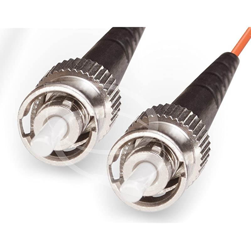50M OM1 LC ST Fiber Patch Cable | 1Gb Duplex 625125 LC to ST Multimode Jumper 50 Meter 164ft | Length Options 05M 300M | 1gb 10gb lcst mmf UPC sfp 1gbase mmd PVC ofnr