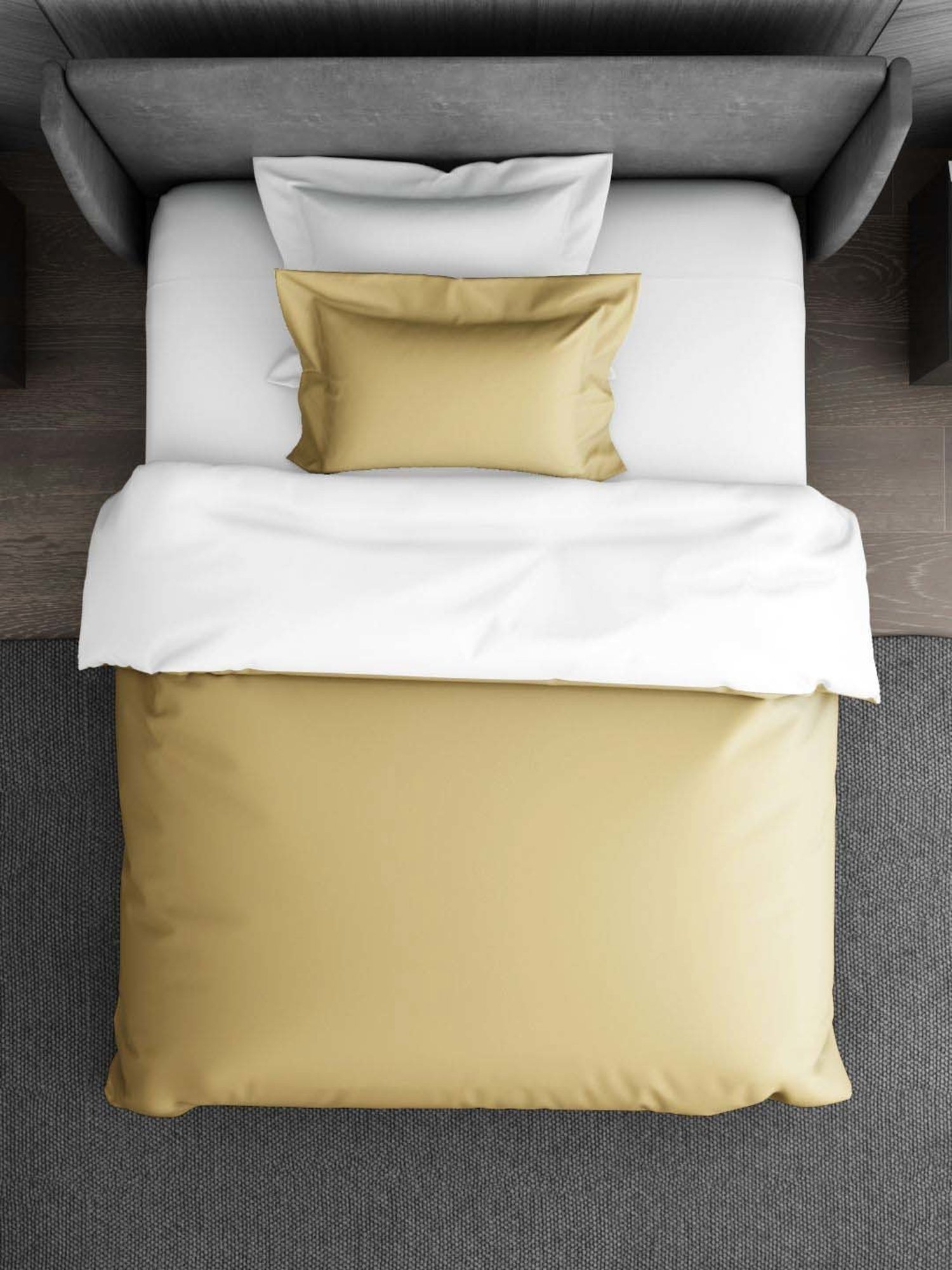 Spaces Hygro Golden Cotton 300 TC Single Duvet Cover