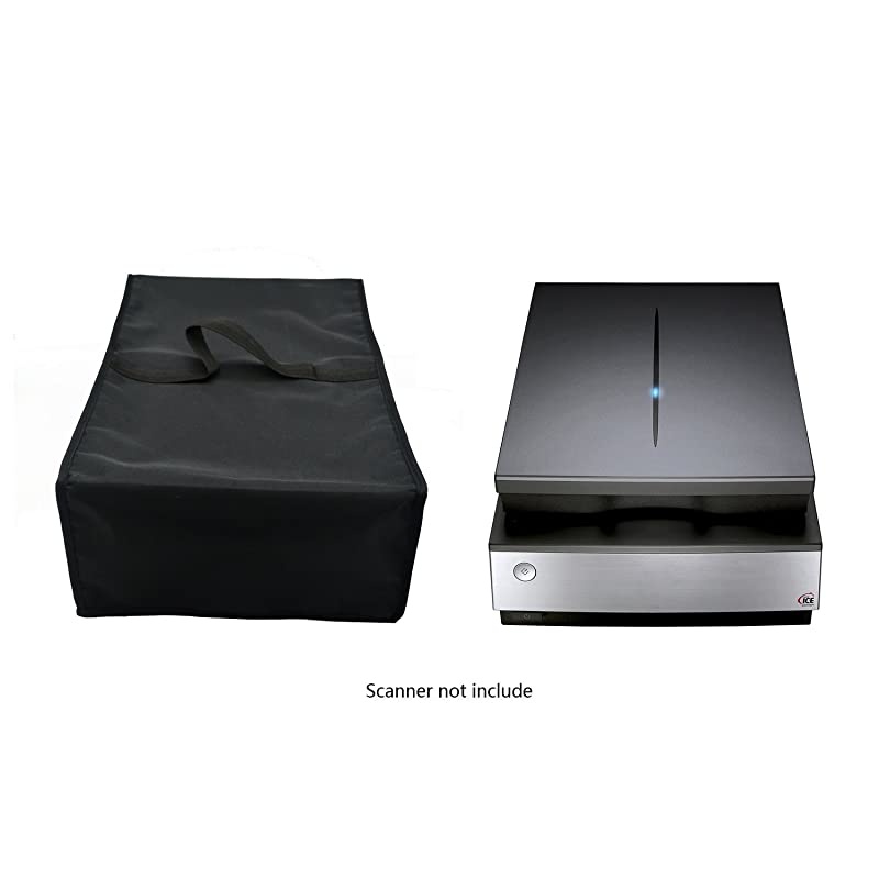 Black Antistatic Water-Proof Dust-Proof Nylon Fabric Printer Cover Case Protector for Perfection V700 / V750 / Epson Perfection V800 / V850 Pro Photo Scanner
