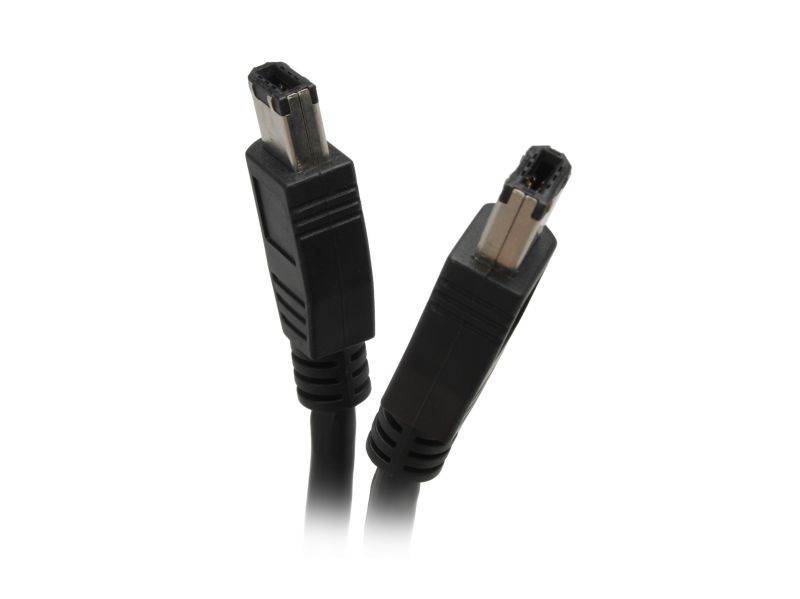 Micro Connectors, Inc. 6 feet Firewire Cable 1394B 9 Pin to 6 Pin (E07-238)