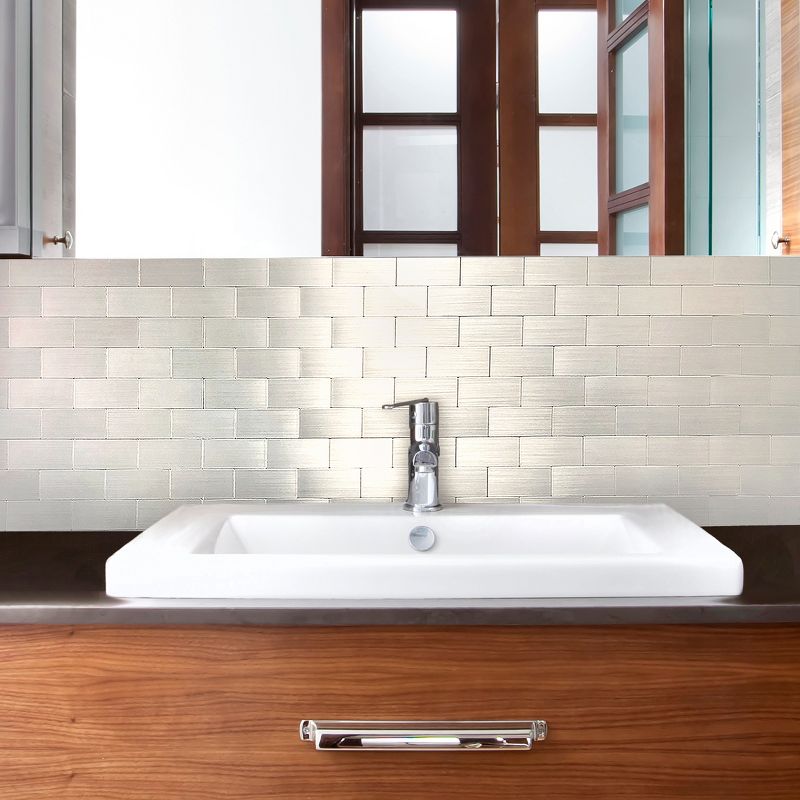DIP Design Personal Large Wall Tiles Silver