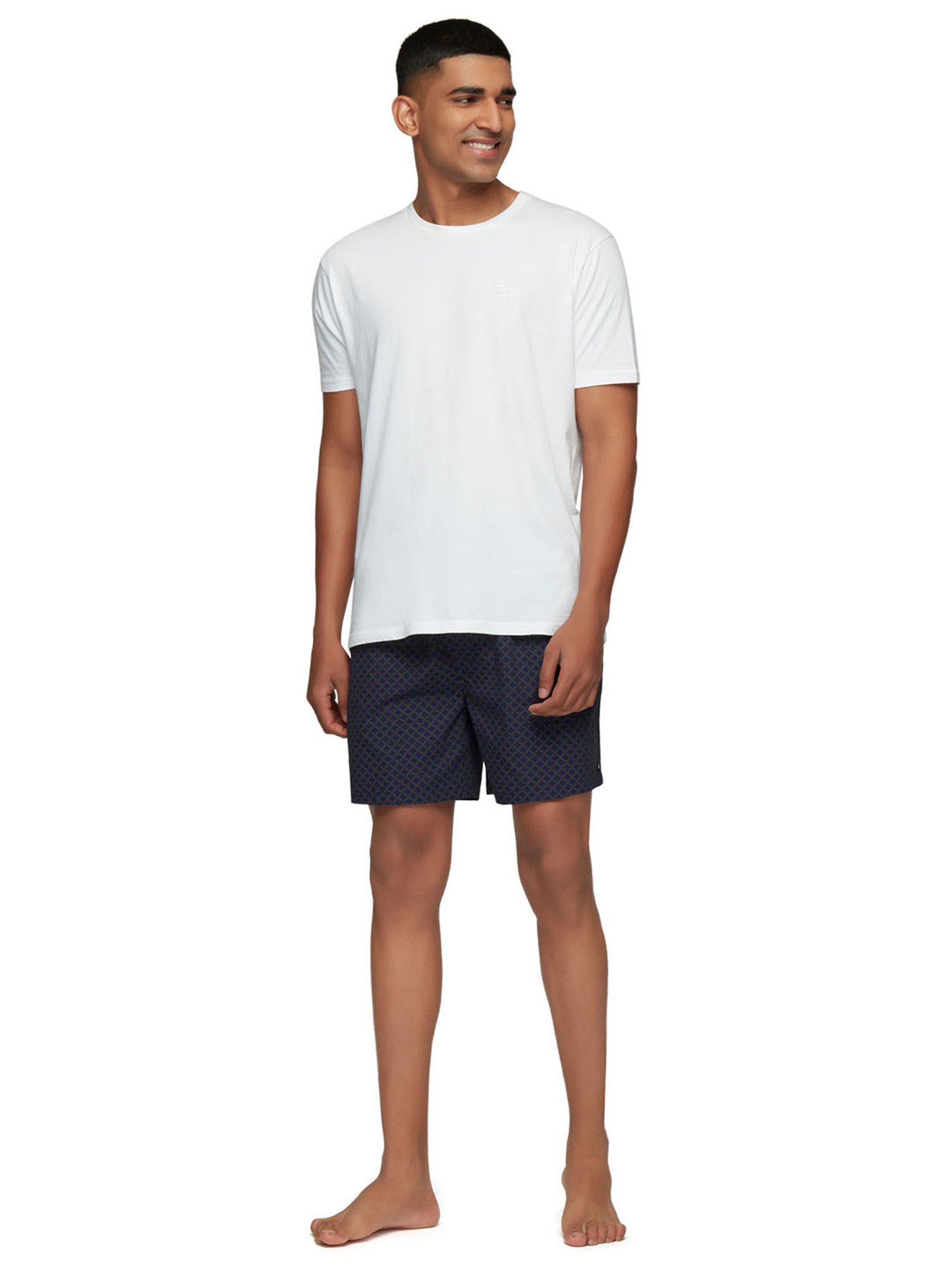 XYXX Green & Dark Blue Printed Boxers - Pack of 2