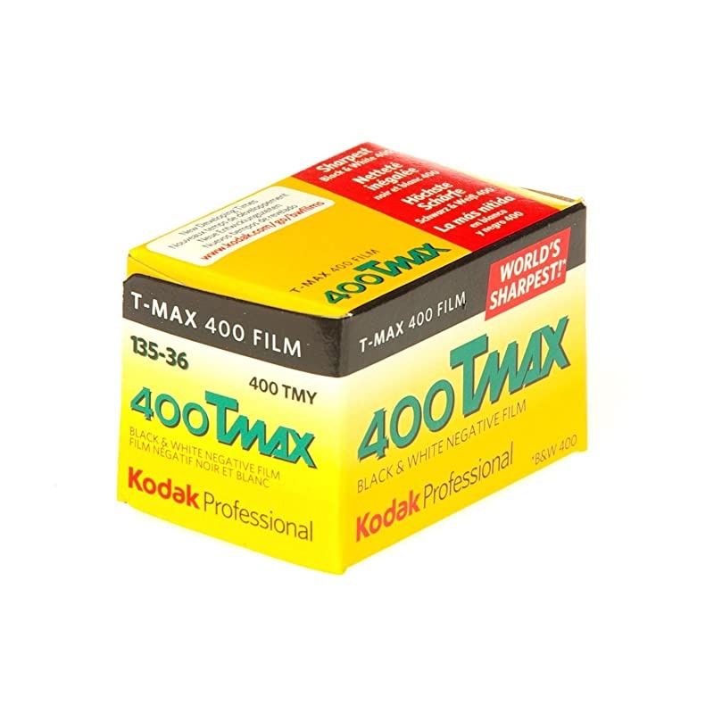 Kodak 400 TMAX Professional ISO 400, 36mm, 36 Exposures, Black and White Film 5 Pack
