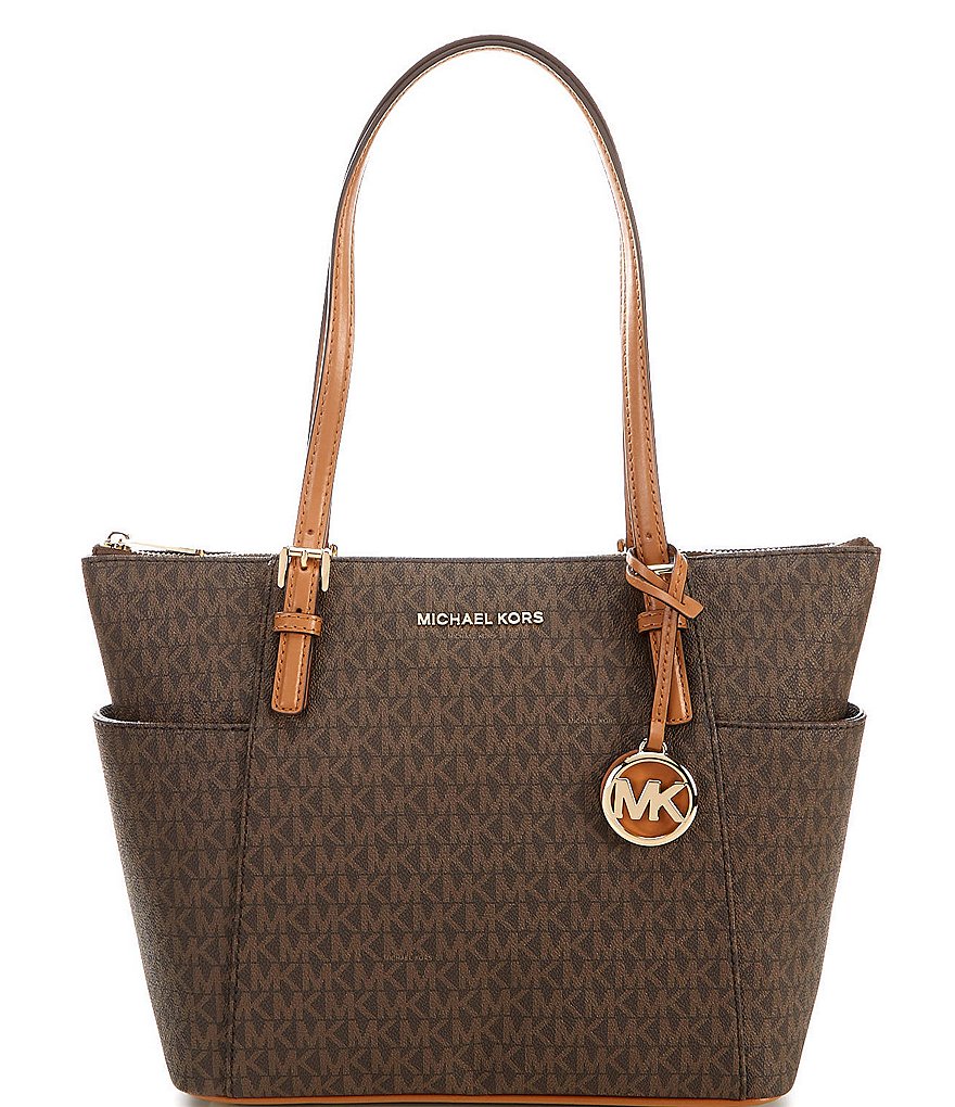 Michael Kors Signature Jet Set East West Top Zip Tote Bag