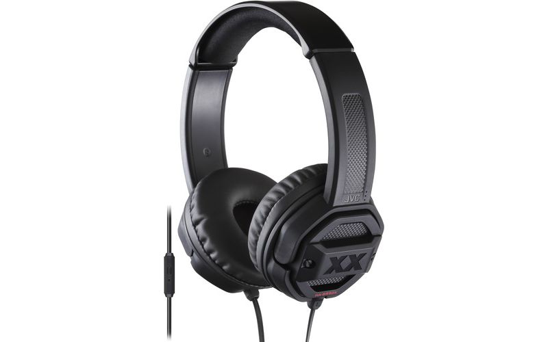 JVC XX HA-SR50X Headset - Stereo - Mini-phone - Wired - Over-the-head - Binaural - Circumaural - 3.94 ft Cable - Black