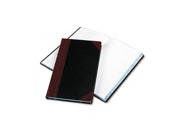 Boorum & Pease 9-300-R Record/Account Book, Black/Red Cover, 300 Pages, 14 1/8 x 8 5/8