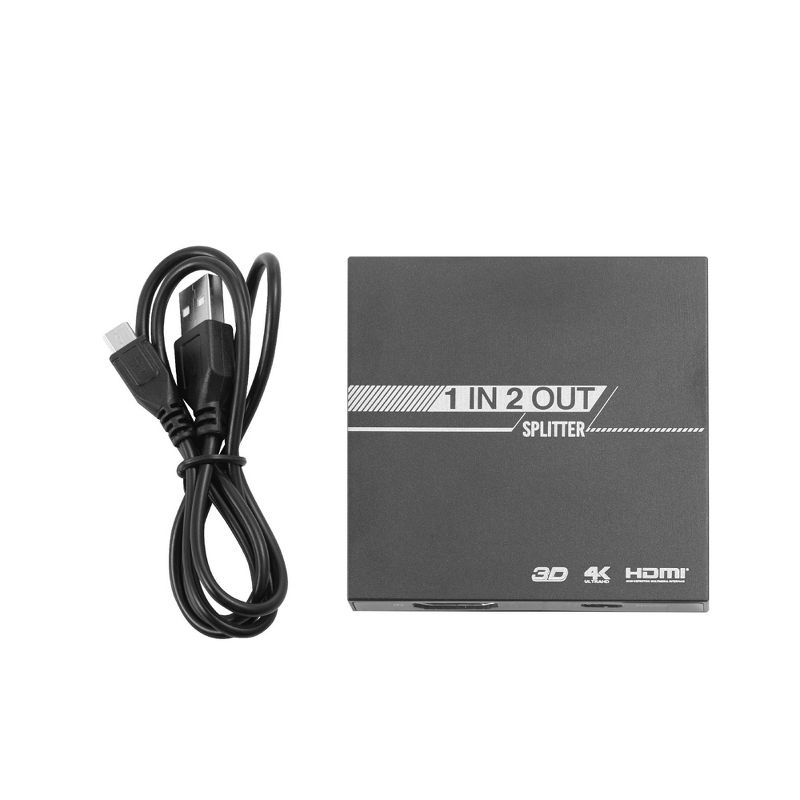 Philips 3 Port HDMI Switch - Black