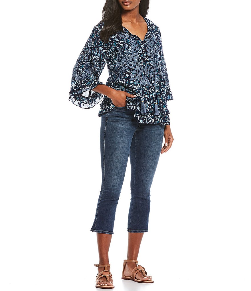 NYDJ Ami Skinny High-Rise Hollywood Waist Capri Jeans