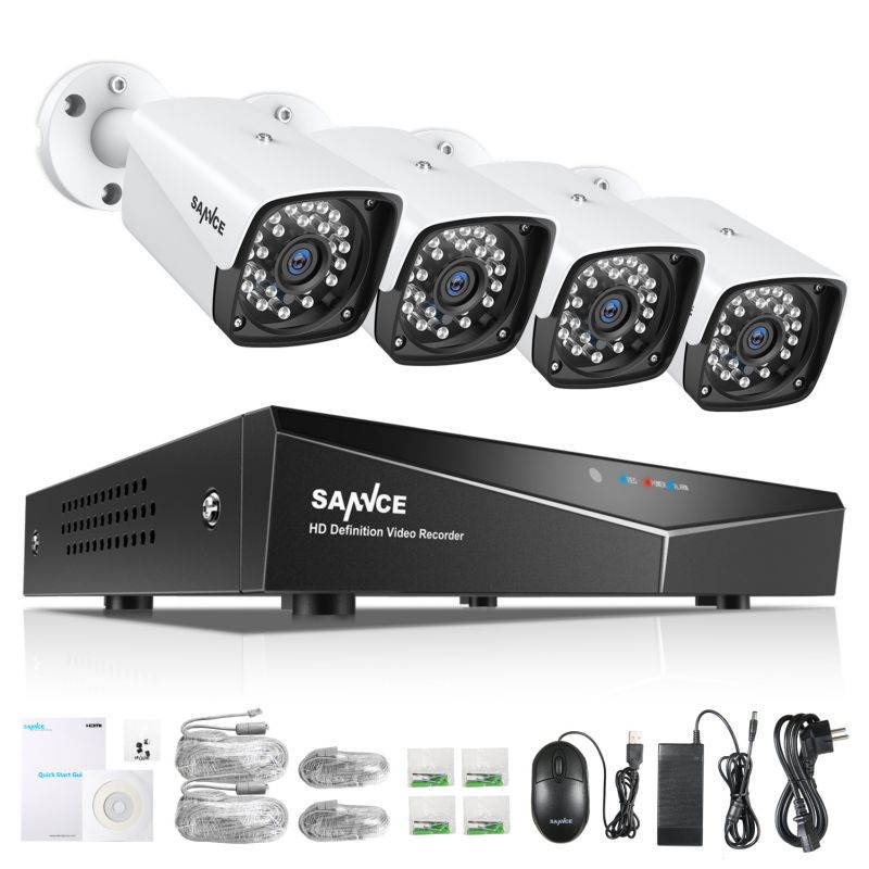 SANNCE 4CH 1080P XPoE Network Video Surveillance System