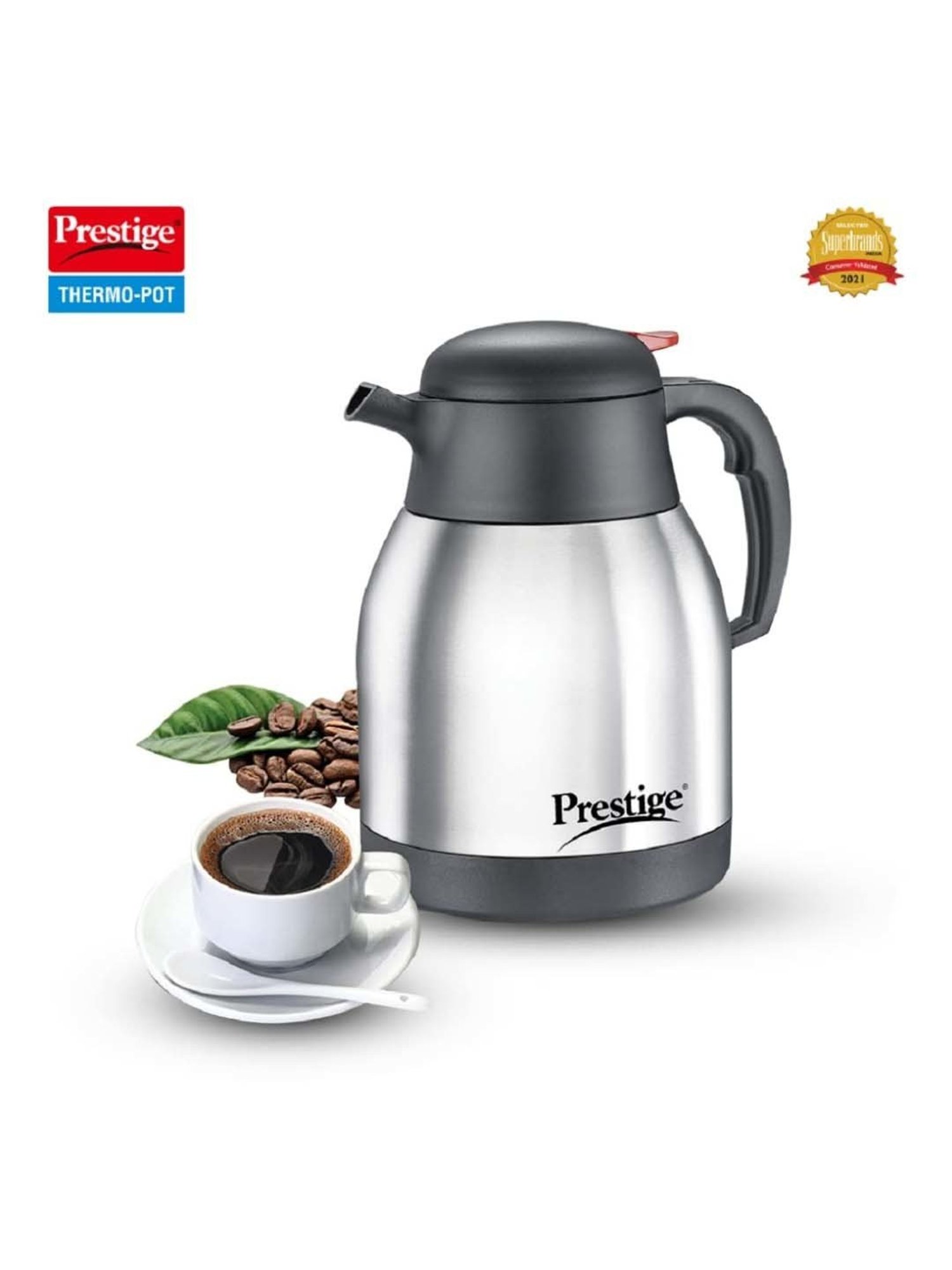 Milton Silver Stainless Steel Thermal Flask (1000 ml) - Set of 1