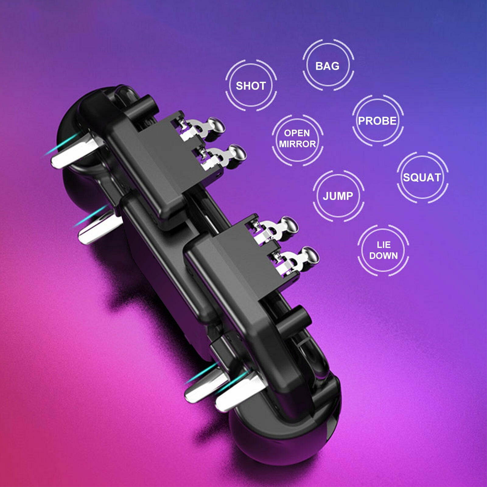 Mobile Phone Game Controller Gamepad Joystick Trigger for PUBG IOS Android Phone