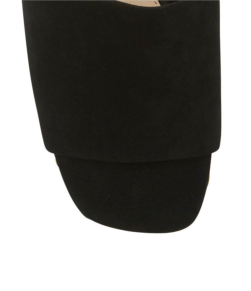 Vince Camuto Haniya Studded Suede Square Toe Mules