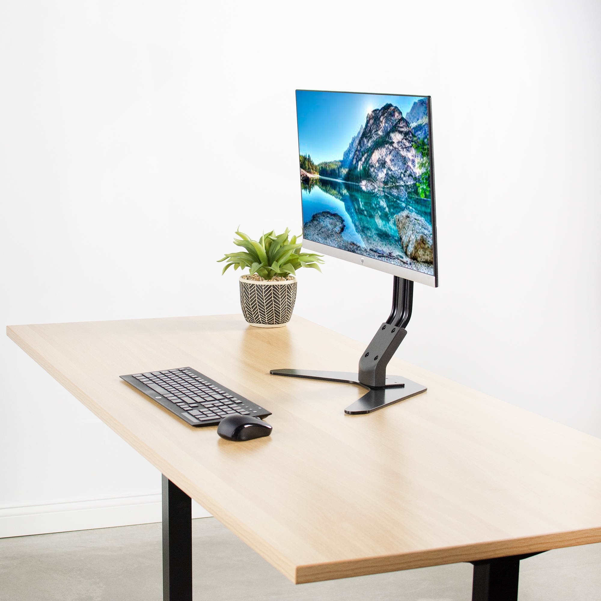 VIVO Steel VESA Adapter Plate for HP 27er, 27es, 27ea, 25er, 25es, 24ea, 23er, 23es, 22er, 22es Monitors (MOUNT-HP27ER)