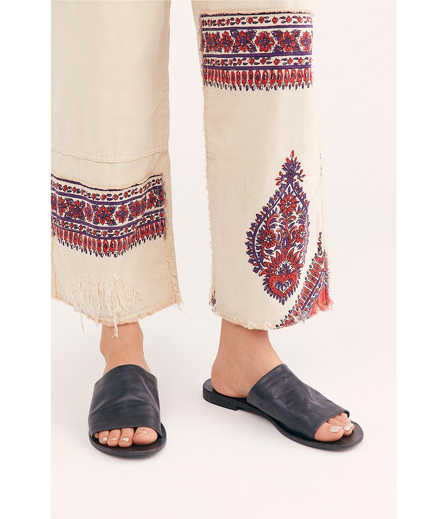 Free People Vicente Leather Slide Sandals