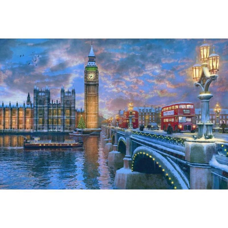 Wuundentoy Gold Edition: Westminster at Christmas London Jigsaw Puzzle - 1500pc
