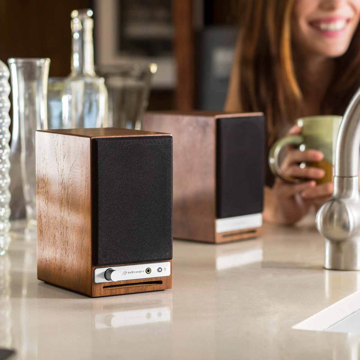 Audioengine HD3 Wireless Powered Speakers - Pair (Satin Black)