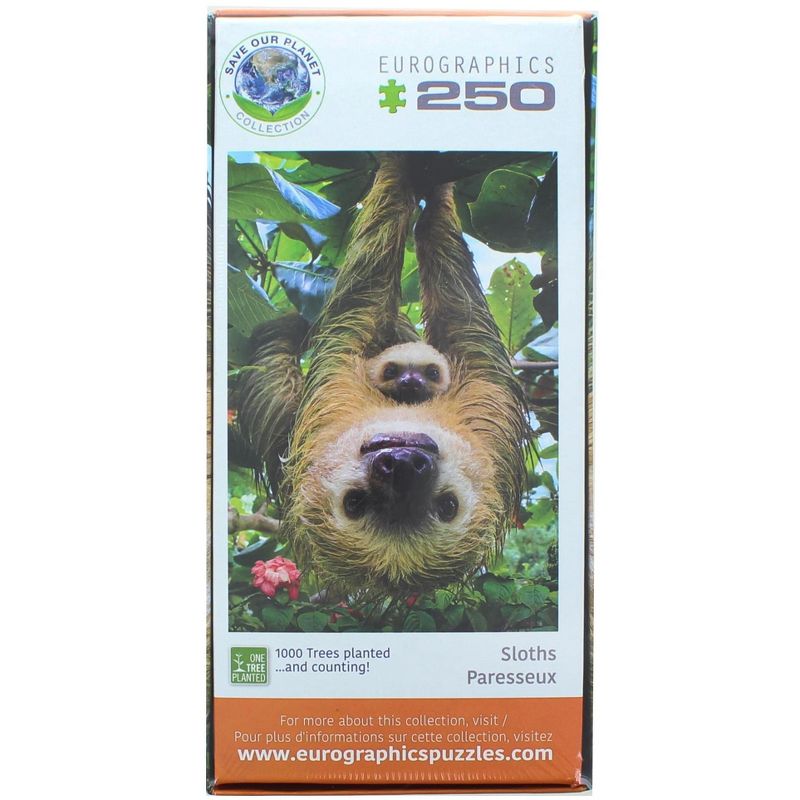 Eurographics Inc. Sloths 250 Piece Jigsaw Puzzle