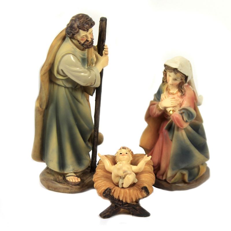 Christmas 6.0" Nativity  W/ Kings & Shepherd Holy Family Shepherd Boy  -  Decorative Figurines
