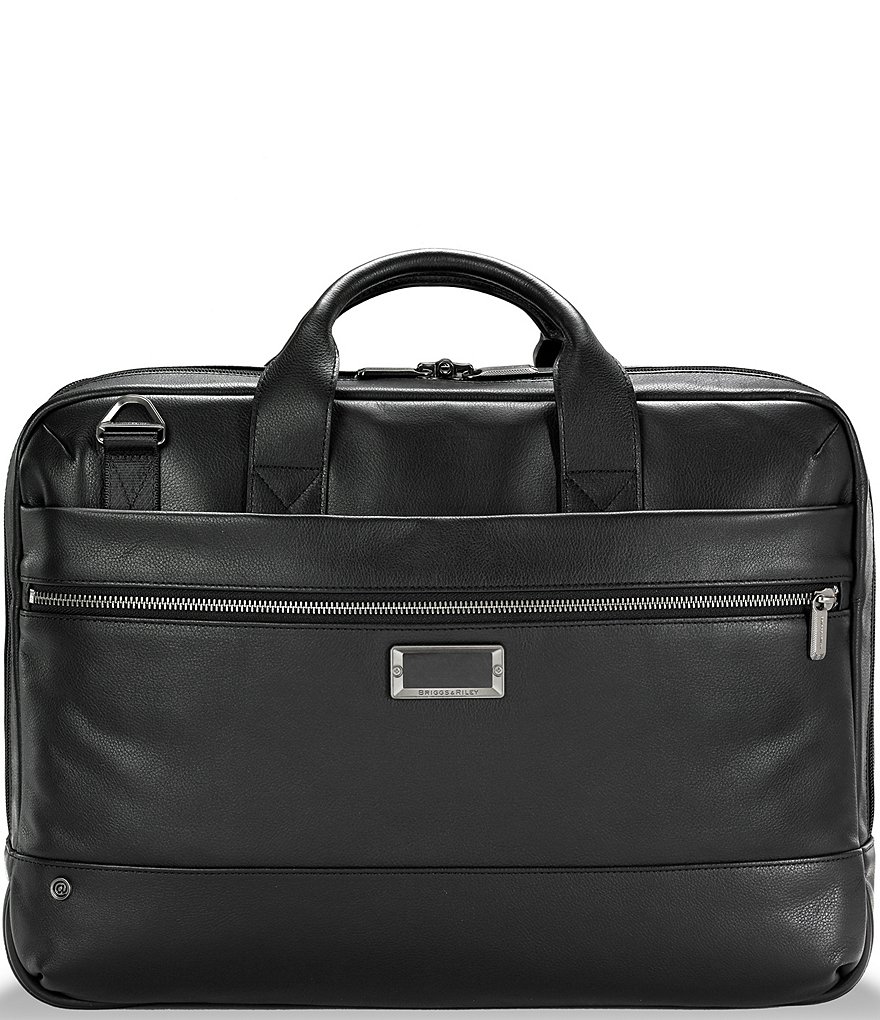 Briggs & Riley @ Work Leather Medium Briefcases