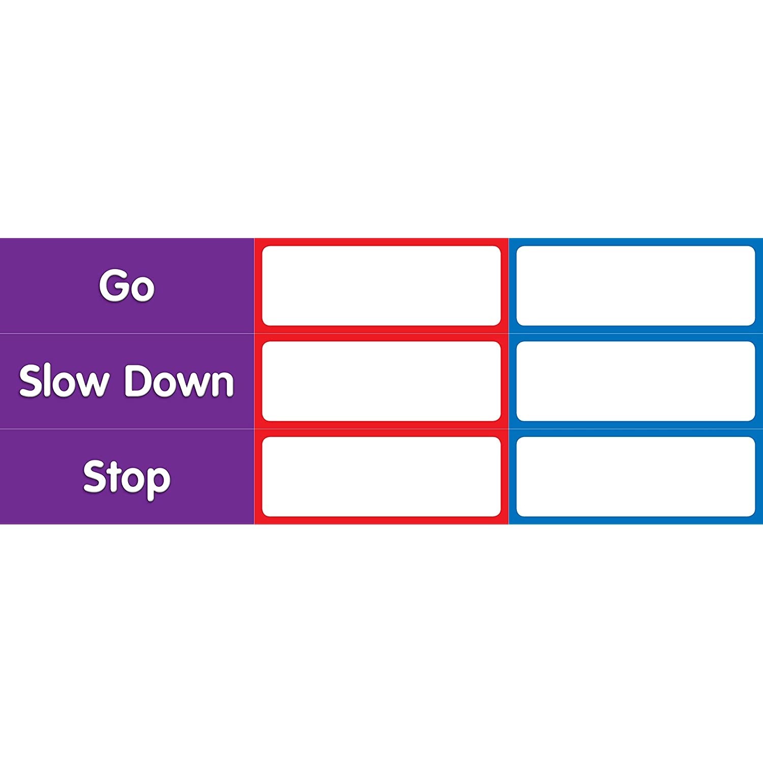 Scholastic Teachers Friend 3-Column Chart Pocket Chart, Multiple Colors (TF5114)